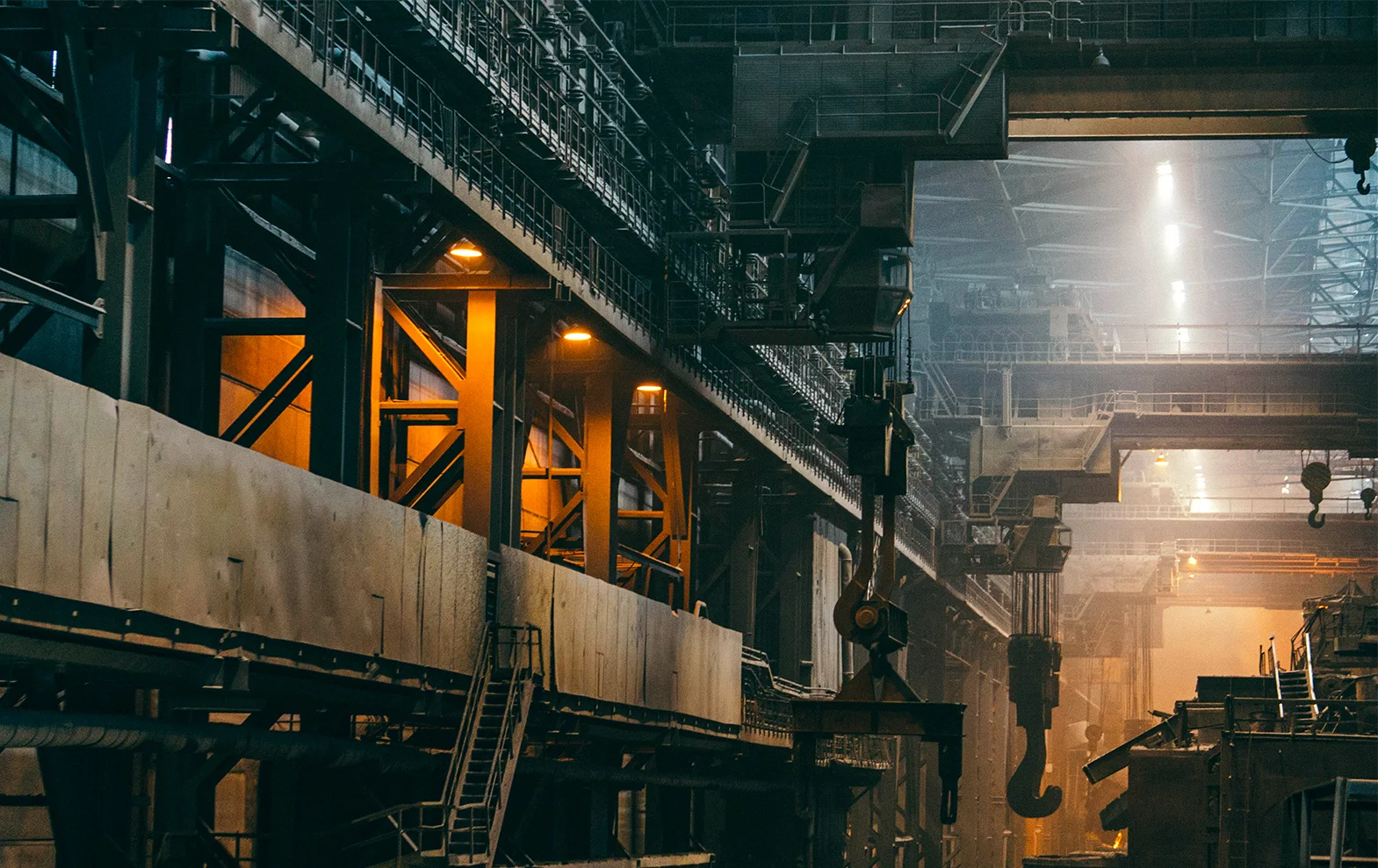 Ambiente industriale siderurgico